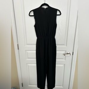 Monteau Classic Black Sleeveless Jumpsuit